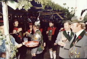 40 Jahre Freundschaft mit Schützenkompanie Lana – historisches Vereinsfoto 26